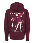 Chizu Dazzle Club Hoodie Maroon