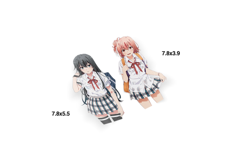 Yui/Yukino School Kisscuts *Seperate